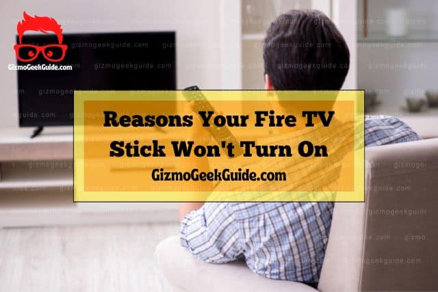 tv stick cannot turn on the tv