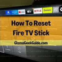Resetting Fire TV Stick
