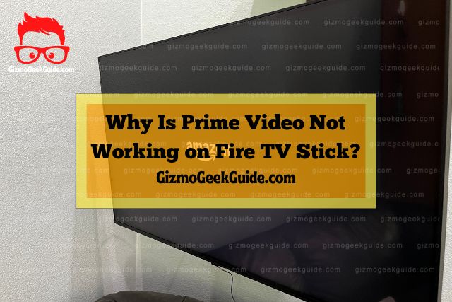 Smart TV with Amazon Prime Video logo on screen