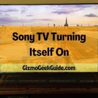 Sony TV display
