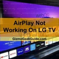 Row of installed TV streaming apps