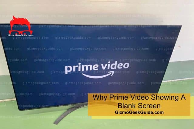 Amazon Prime Video splash screen logo on TV