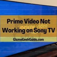 sony tv prime video application