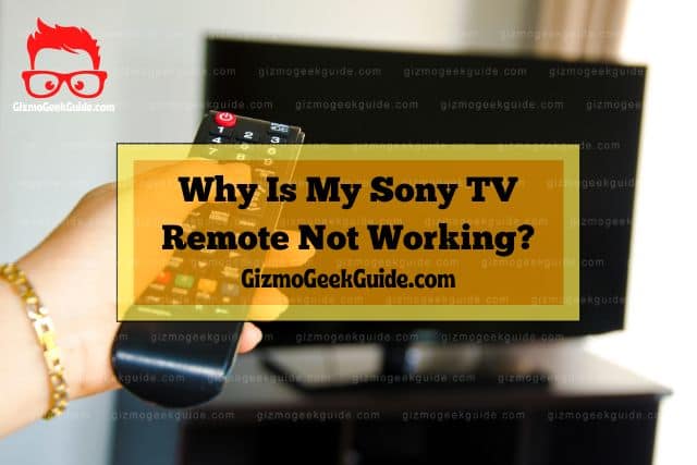 sony tv remote pointed on screen